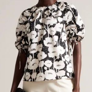 NEW! Ted Baker London Luciani Poppy Print Top